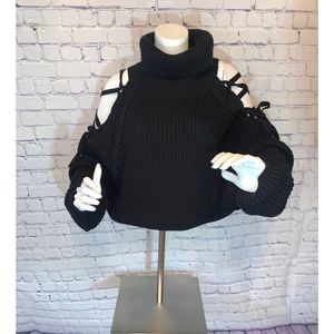 Black Turtleneck Sweater